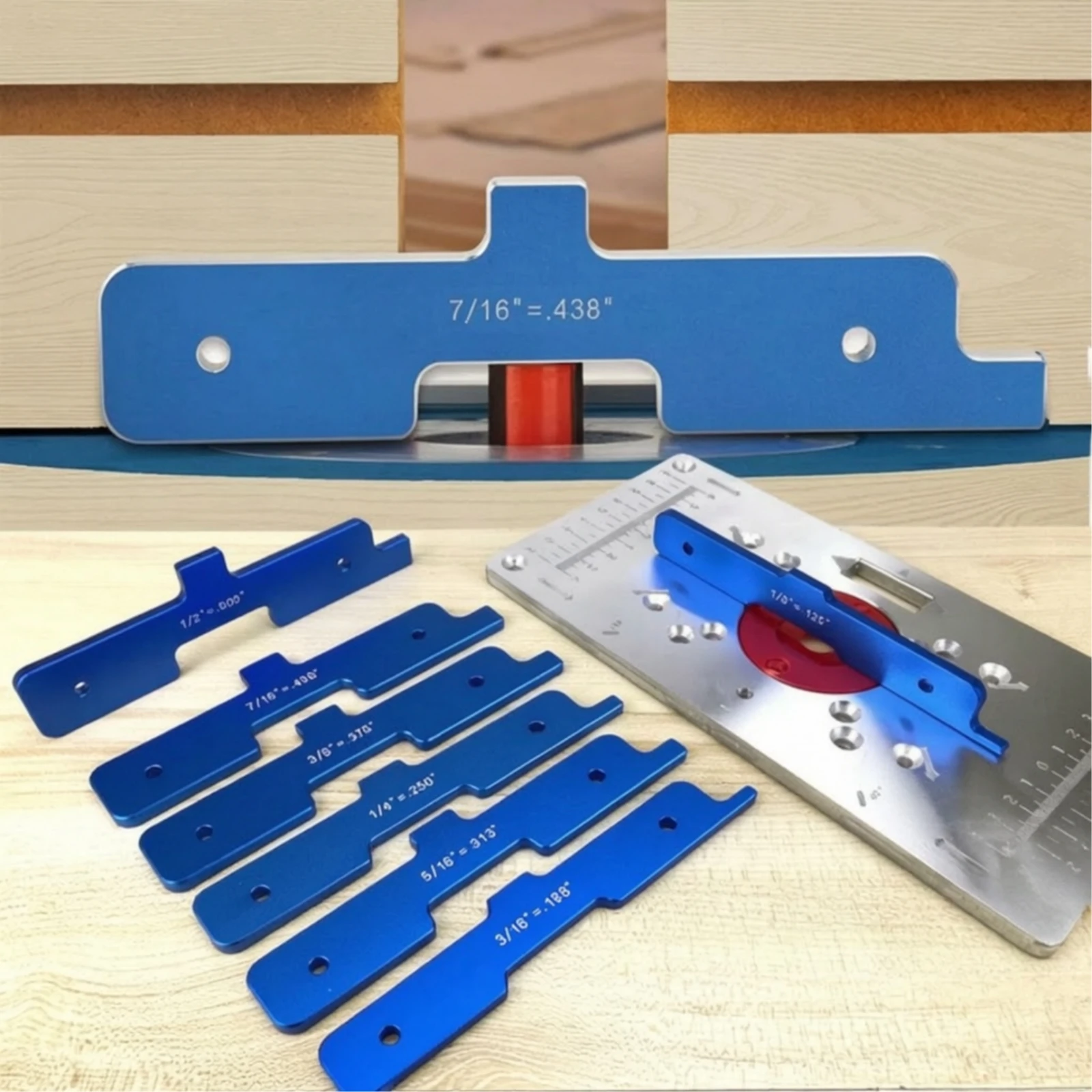 7 peças – Barra de ajuste para - Woodworking Routers avaliação e preço