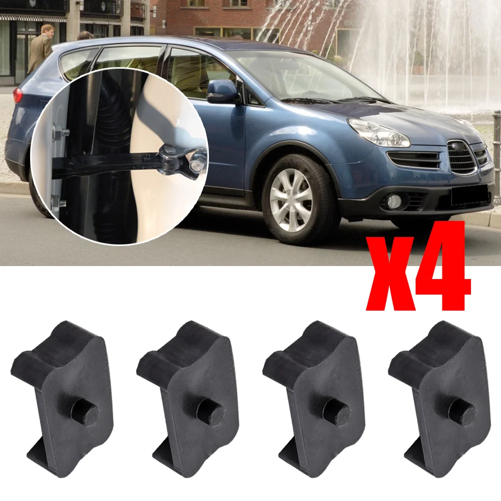 4X Car Door Check Strap (Check Assy) Repair Kit Stopper Damping inner Plastics For Subaru Tribeca B9 WX 2006 2007 Nylon