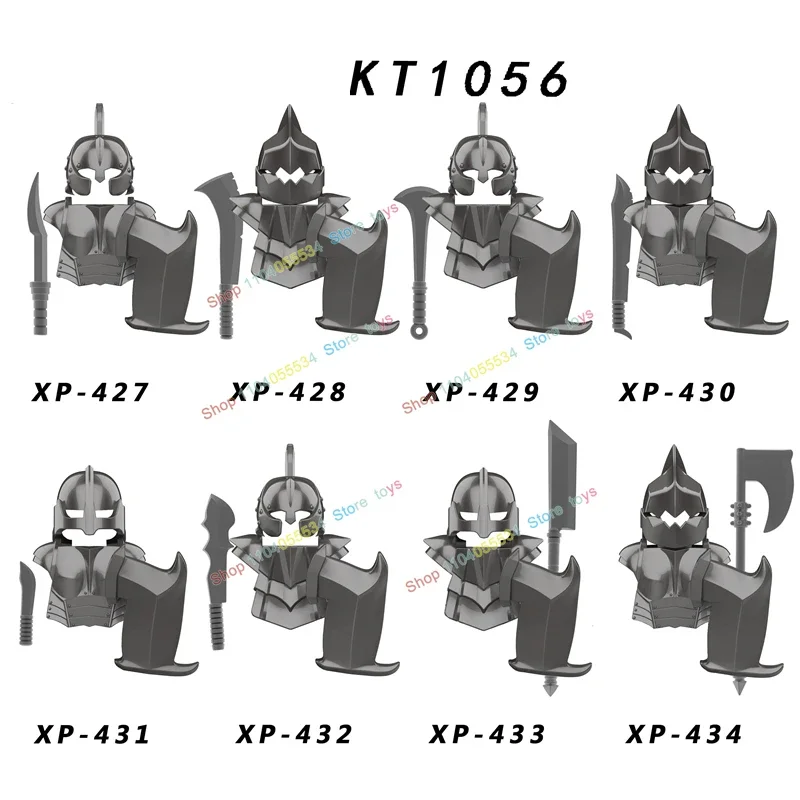 KT1073 MOC Game Valley Warrior Ailin Guard Kinghts Action Figures Weapons Army Weapons Helmet Building Blocks Toys for Children - Image 4