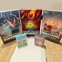 Happy Little Dinosaurs Board Game Basic Expansion Edition Reunion Camping Theme Party Game Interactive Playing Card Toy Kid Gift
