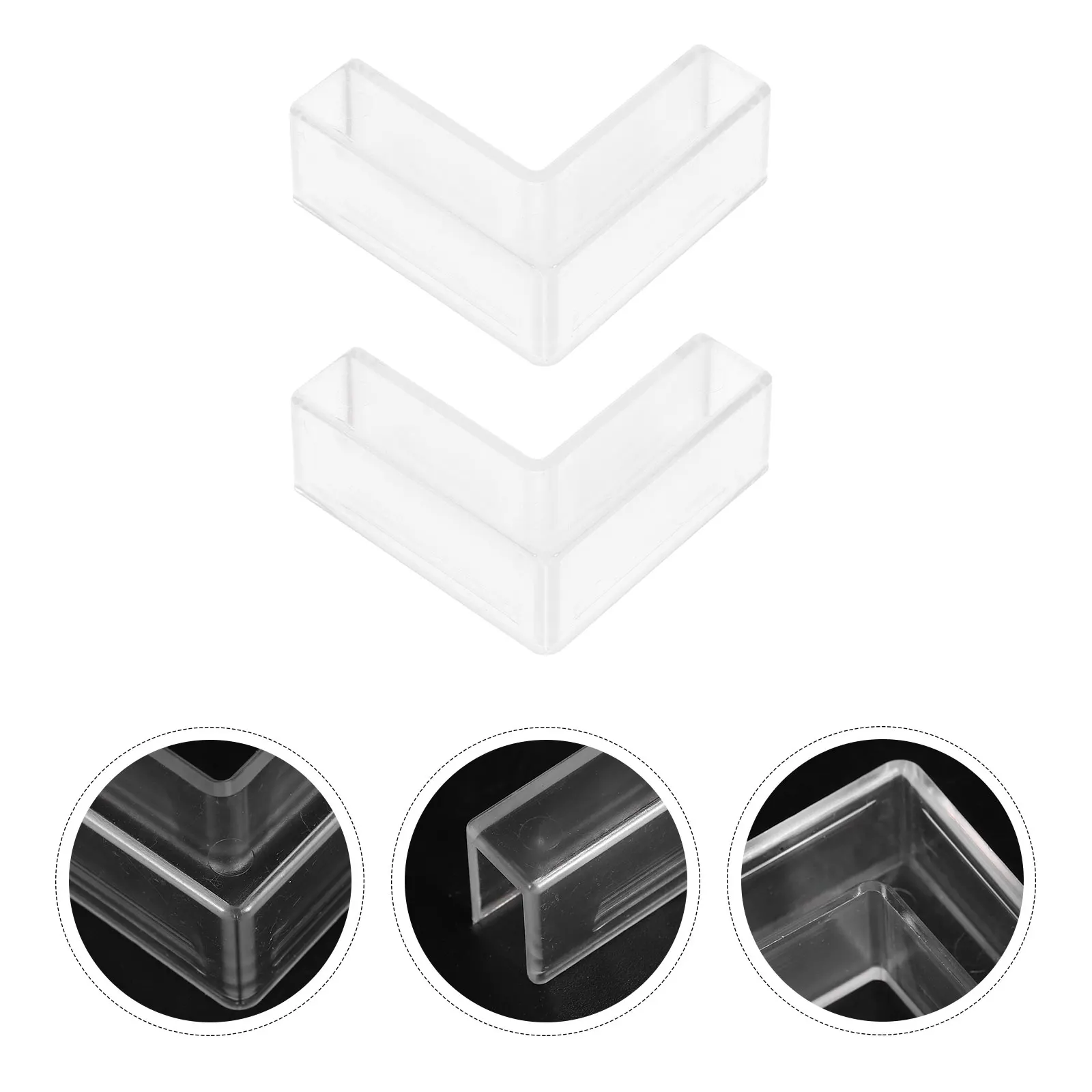 

10 Pcs Fish Tank Fixing Slot Fixed Glass Support Bracket Clip Corner Connectors