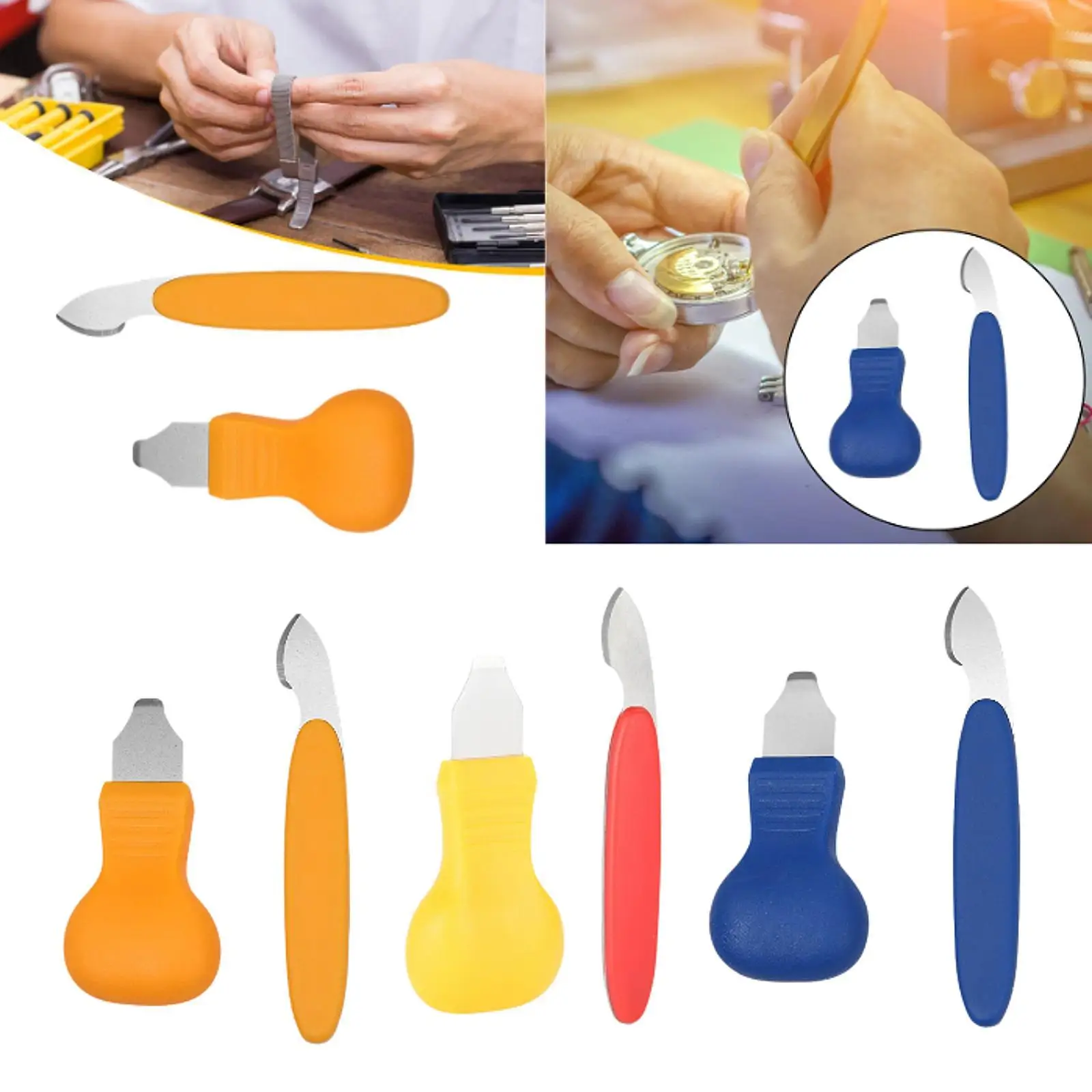 2x Watch Back Cover Remover Tool Kit Rustproof for Replacement Home Repairs