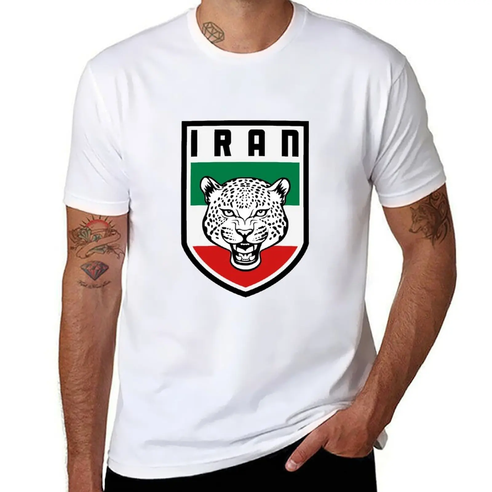 Iran Team Melli T-Shirt Plus Size All Match Tee Shirt
