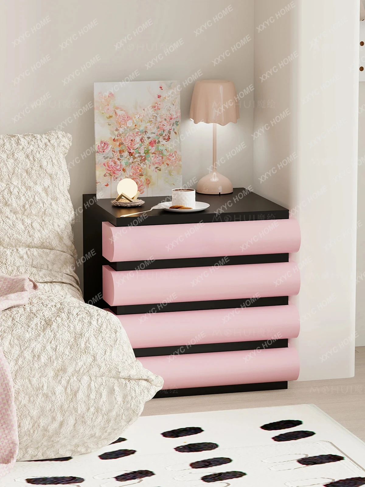 Bedside table Bedroom bedside decorative cabinet