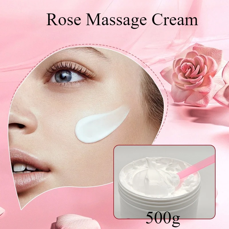 

500g Rose Massage Cream for skin care, hydrating, Moisturizing and cleansing cream