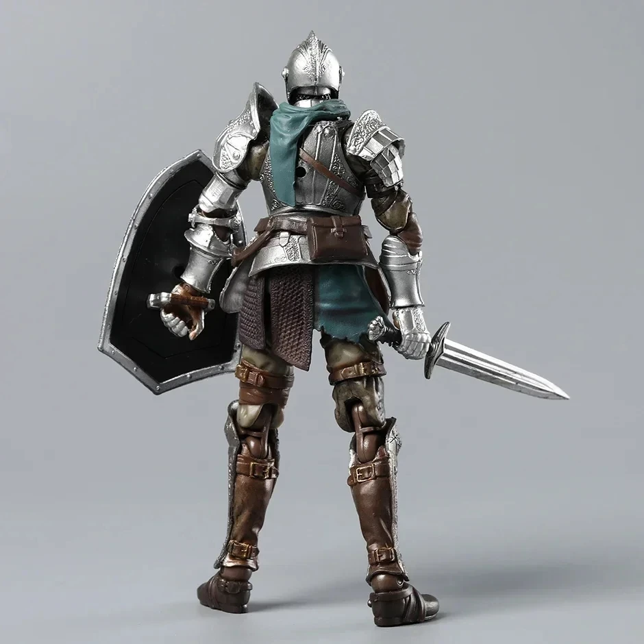 Dark Souls Anime Figma 590 Demons Souls Fluted Armor Knight Action Figure Model Statue Bookshelf Ornament Collectible Toy view 6