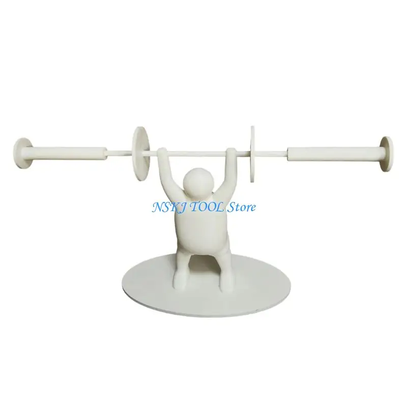L8RC Compacts 16cm Height Tissue Dispenser With Weightlifters Design For Small Spaces