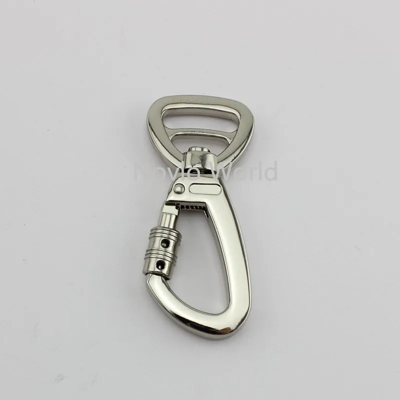 20pcs 2 size 16-21mm Large Silver Metal Clip Loop Snap Hook For Dog Pet Leads Leash Hardware With Lock