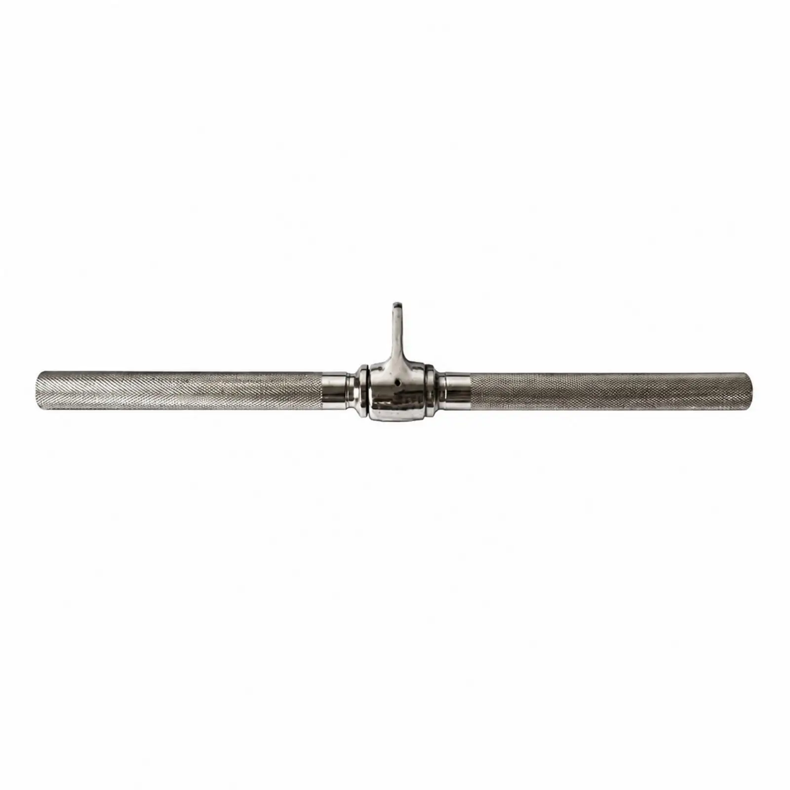 Cable Training Bar with Rotating Eye Commercial Gym Compatible Solid Steel Cable Attachment Handle 360-Degree Swivel Rowing