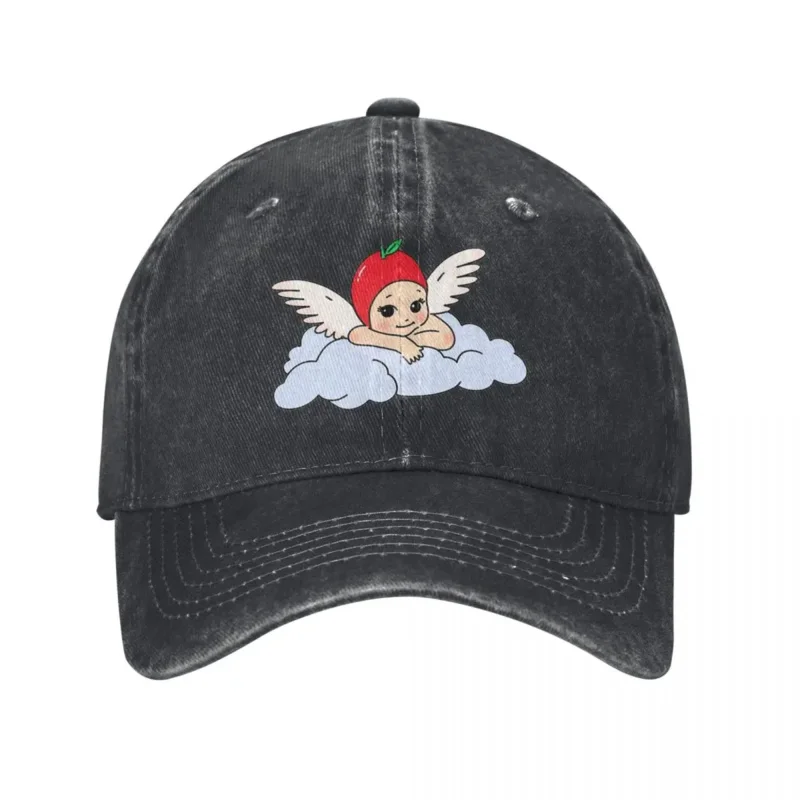 Bunny Sonny Angels Cupid Baseball Cap Vintage Distressed Cotton Cute Cartoon Sun Cap Unisex Outdoor Running Golf Adjustable Hats