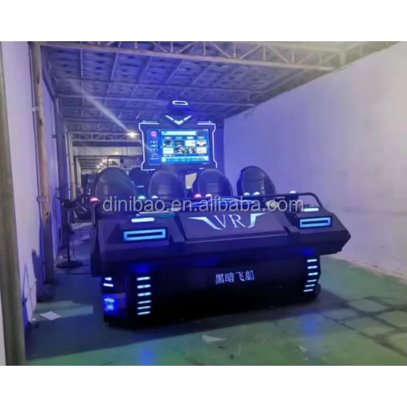 【Mais vendido】 Novo design 9d equipamento simulador de realidade virtual vr máquina de jogo de nave espacial para 4 jogadores