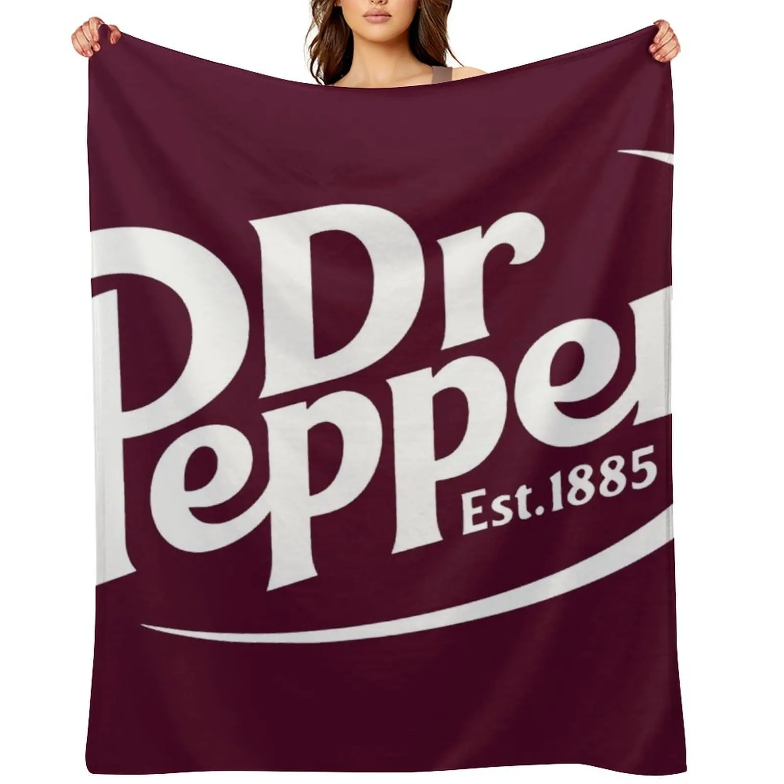 

Dr Pepper Soda Throw Blanket For Sofa Thin Thermals For Travel christmas gifts Thins Blankets