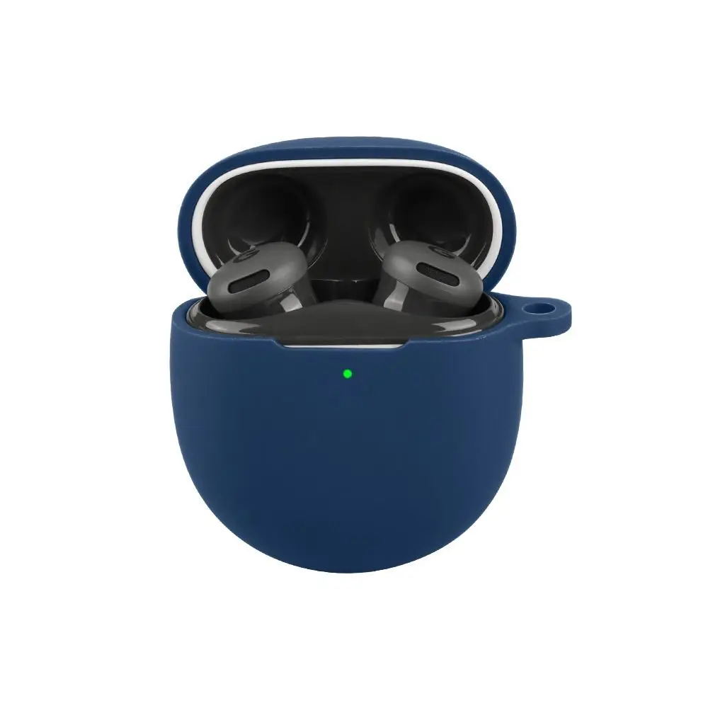 

Anti-fall Earphone Case Silicone with Keyring Earbuds Cover Anti Scratch Shockproof Charging Box Shell for Google Pixel Buds 2a