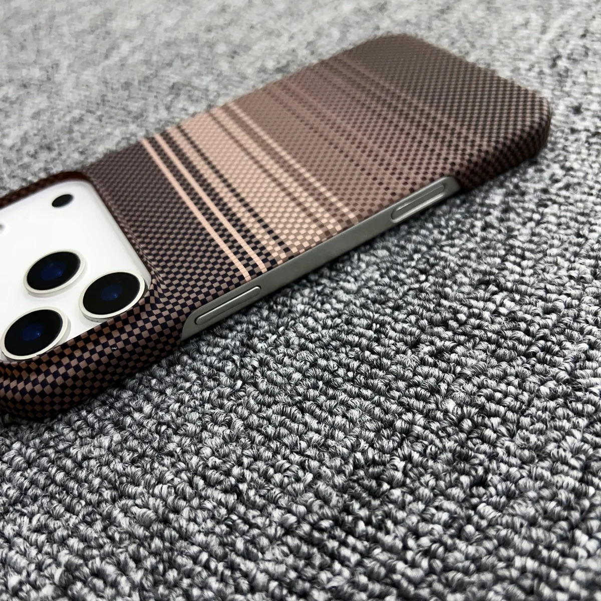 Slim Frameless Carbon Fibre Sunset PC For Magsafe Magnetic Case For iPhone 18 17 Air 16 Plus 15 14 13 Pro Max Shockproof Cover