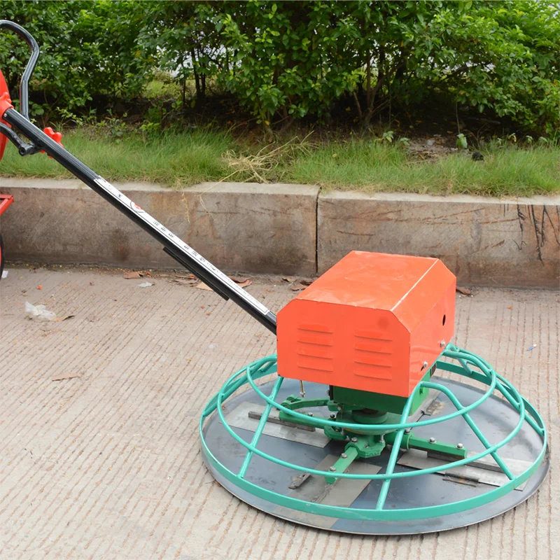 4KW 220V Gasolina Diesel Cimento Pavimento Electric Power Trowel Máquina Pequeno Piso Concreto Acabamento Smoothing Equipamento