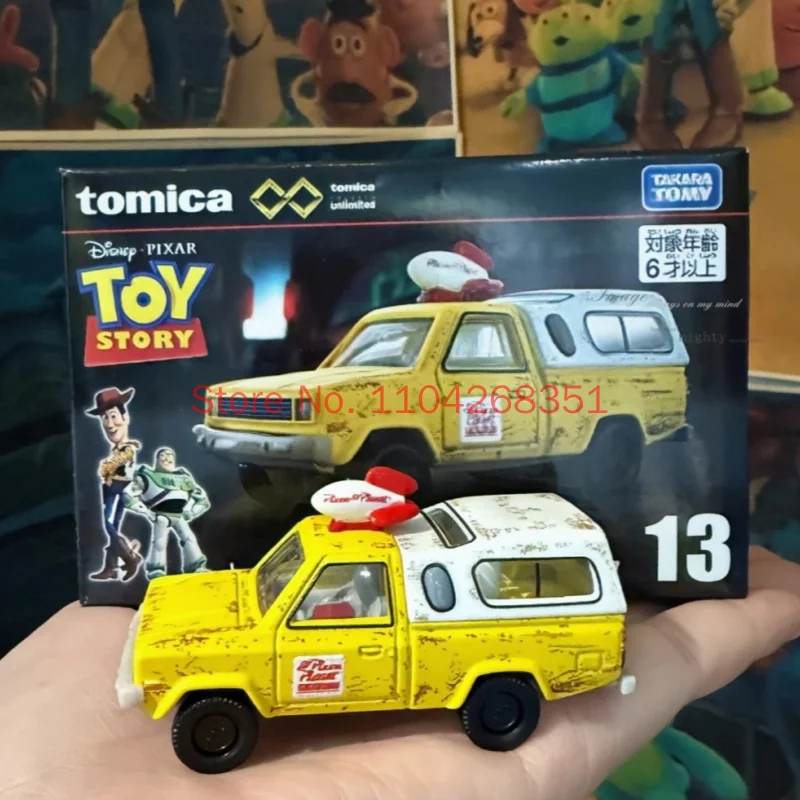 

Takara Tomy Tomica Premium Unlimited 13 Pizza Planet Delivery Truck Alloy Diecast Cartoon Model Car Toys Collection Toy Story