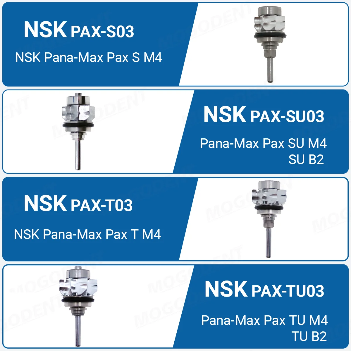 

Dental Turbine Cartridge Fit NSK Pana-Max Pax S/T M4 Pax SU/TU M4 B2 High Speed Handpiece Rotor Dentistry Tools