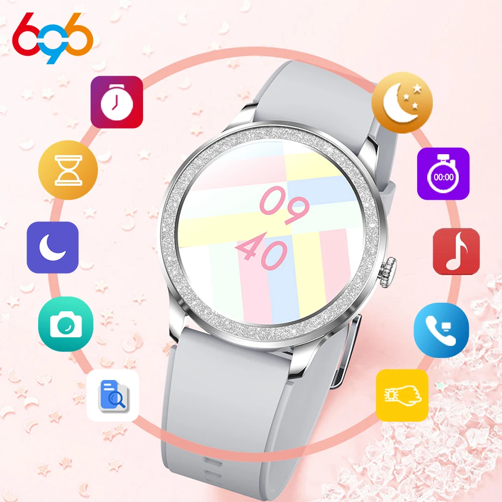 696 Смарт-часы для мужчин и женщин, температура тела, пульс, обнаружение кислорода в крови, мультиспортивный режим, умные часы, информация, вызов BT