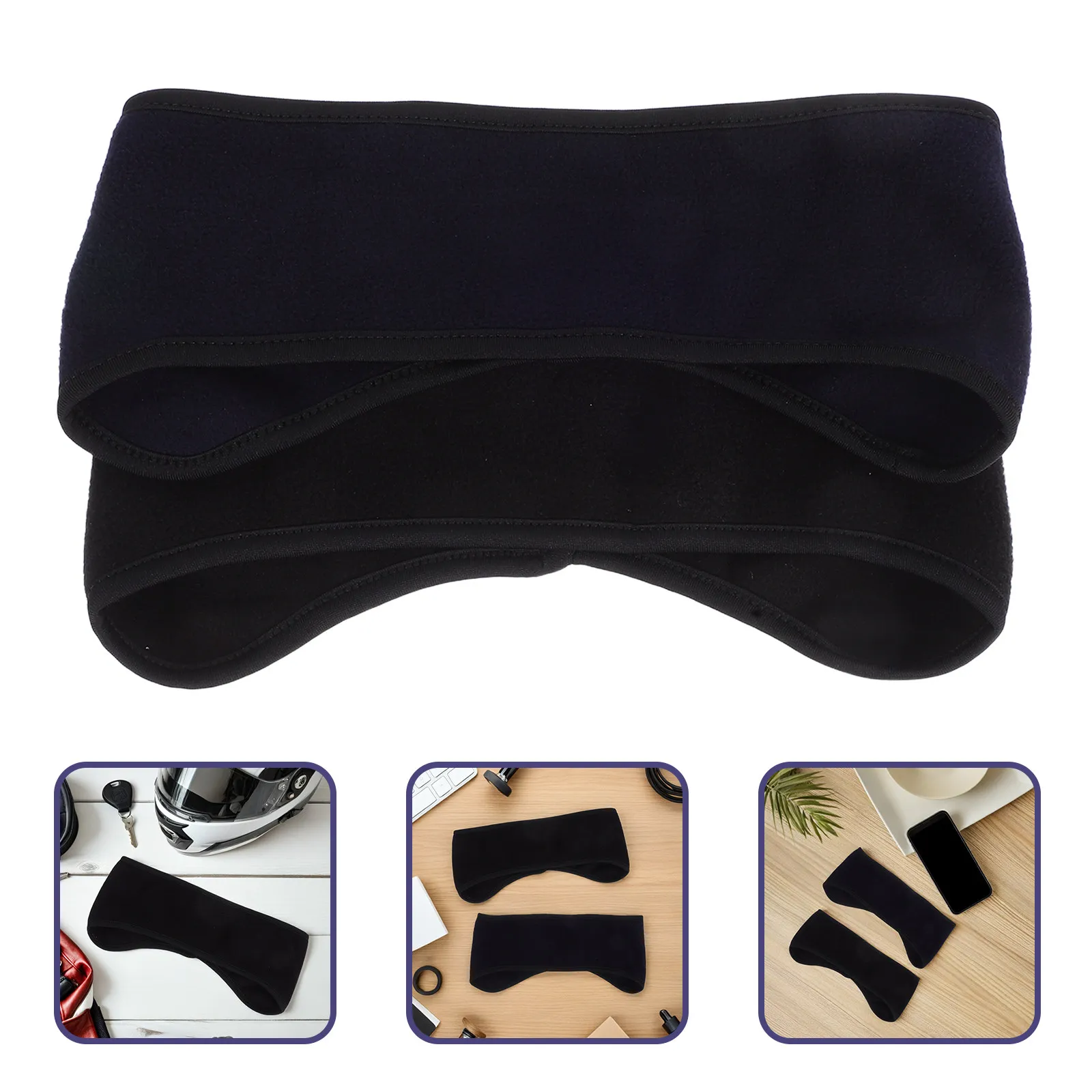 

2 шт. высокоэффективных теплых повязок на голову для мужчин и женщин - эластичные влагопоглощающие повязки для лыжного спорта, бега и зимнего активного отдыха