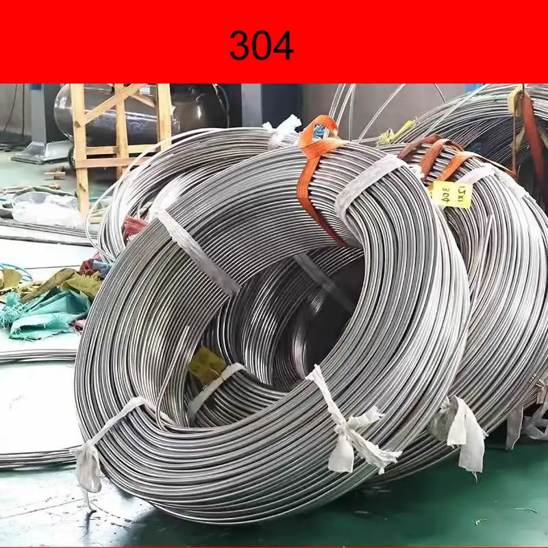 304 stainless steel coil precision air source tube tubing outer diameter 3mm 4mm 5mm 6mm 8mm 10mm 12mm 14mm