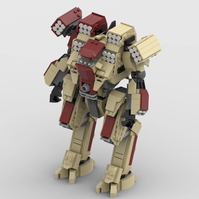 1017pcs MOC Battletech Arctic Wolf Space Model Building Blocks Construction Toy Christmas Gifts DIY Creative Idea Education