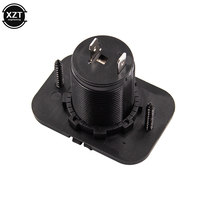 12V-24V Waterproof Female Cigarette Lighter Socket Power Plug Outlet Environmental Protection Cigarette Lighter Plug For Car