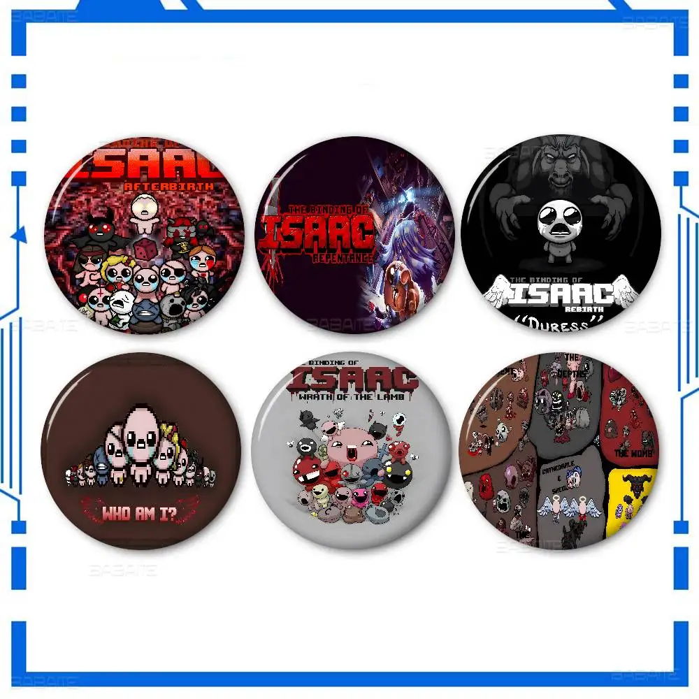 Game The B-Binding Of I-Isaac 32/44/58MM Customizable Button Pins Cute Funny Creative Badge Jewelry Decor Gifts for Friends