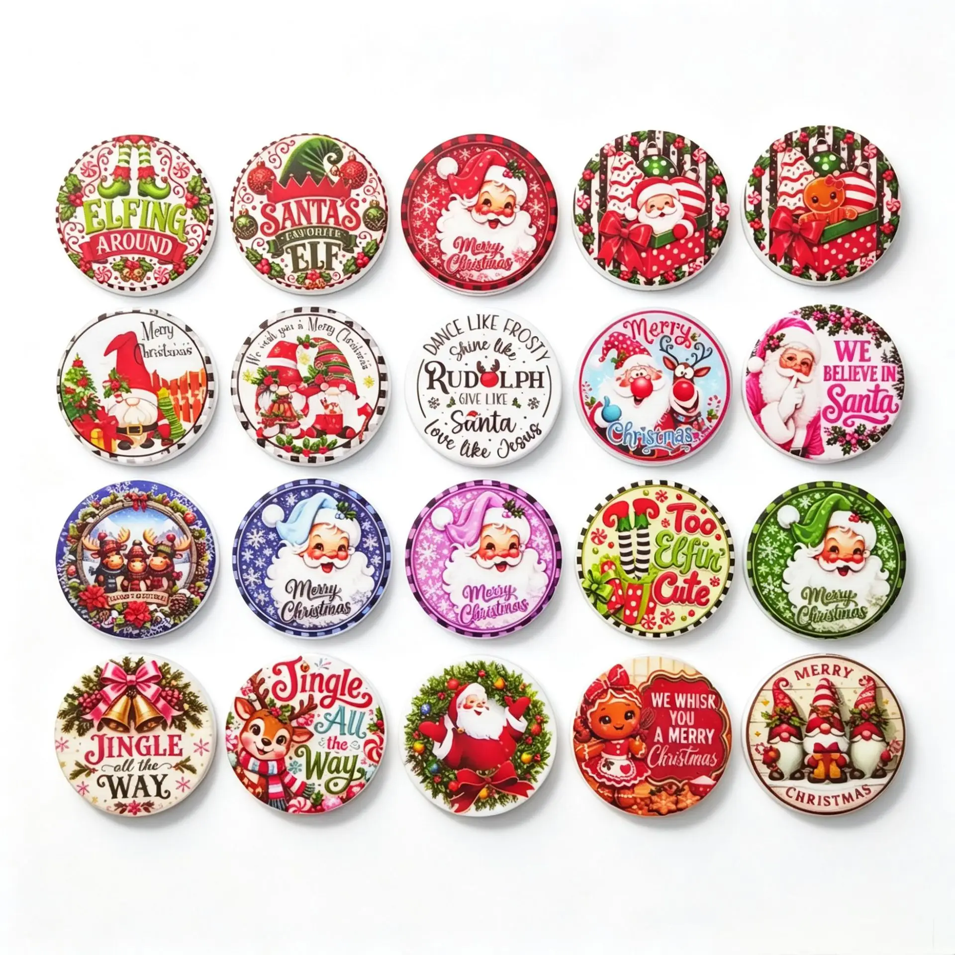 10PCS Christmas Silicone Beads Focal Beads Baby Pendant DIY String Pen Beads Nipple Chain Jewelry Accessories Creative Diy Gifts