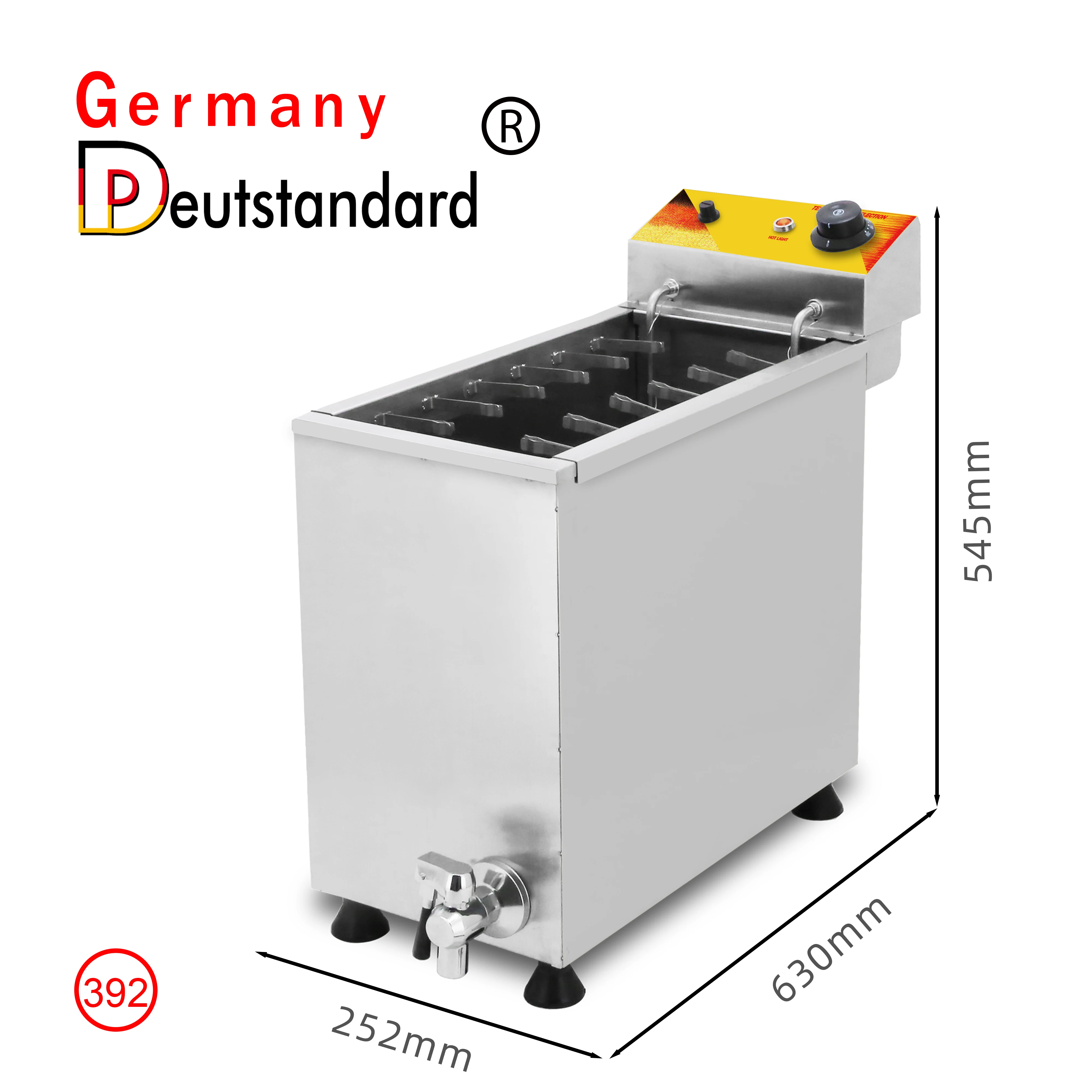 Commercial Automatic 25L Large Capacity Cheese Hot dog Sticks Fryer Electric Deep Korean Corn Dog Fryer Machine Snack machines