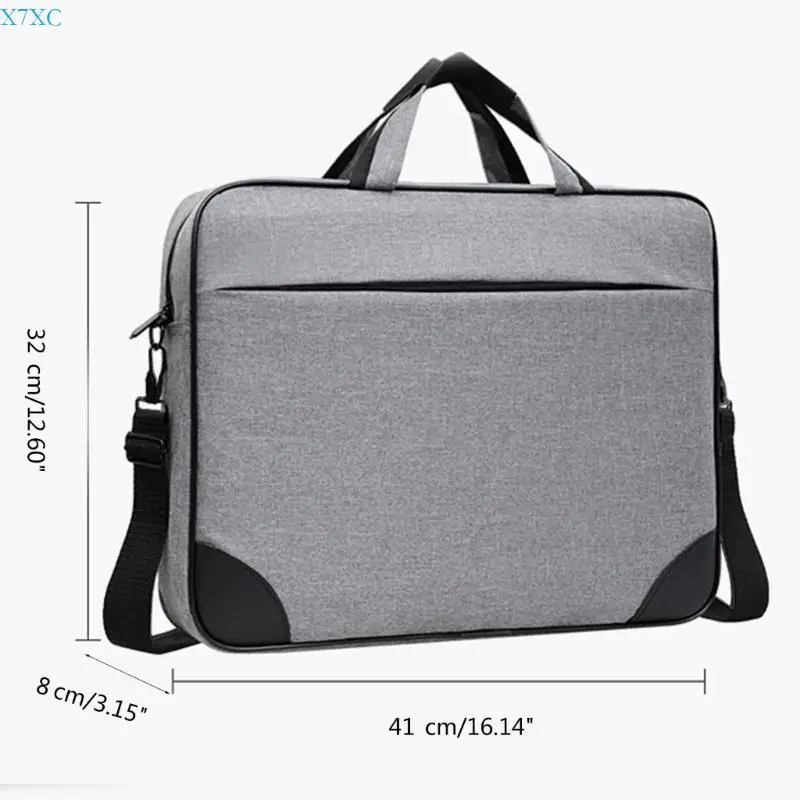 X7XC Convenient 15.6 In Laptop Bag Large Capacity Crossbody Bag Handbag Notebooks Bag