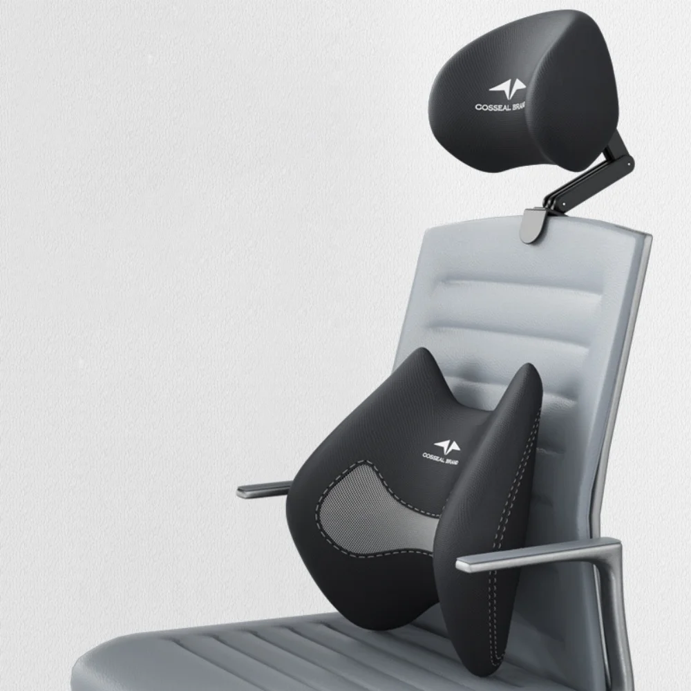 

Office Chair Adjustable Headrest Ergonomically Designed Retractable bracket Pillow Cushion Neck Support Sponge Chair Pillow
