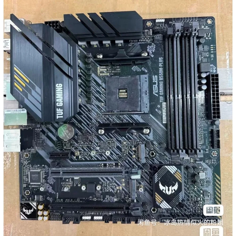 ASUS TUF GAMING B550M‑PLUS AM4 M‑ATX DDR4 Dual M.2 PCIe4.0 HDMI DP Gaming Motherboard for AMD Ryzen 3000‑5000 CPU
