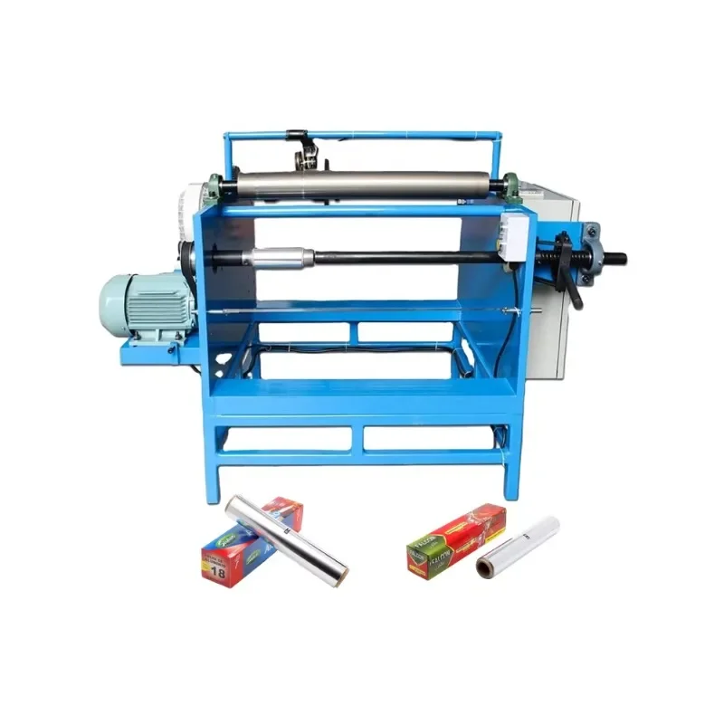 Small Business Baking Paper Rewinding Machine Manual Aluminum Foil Slitting and Rewinding Machine