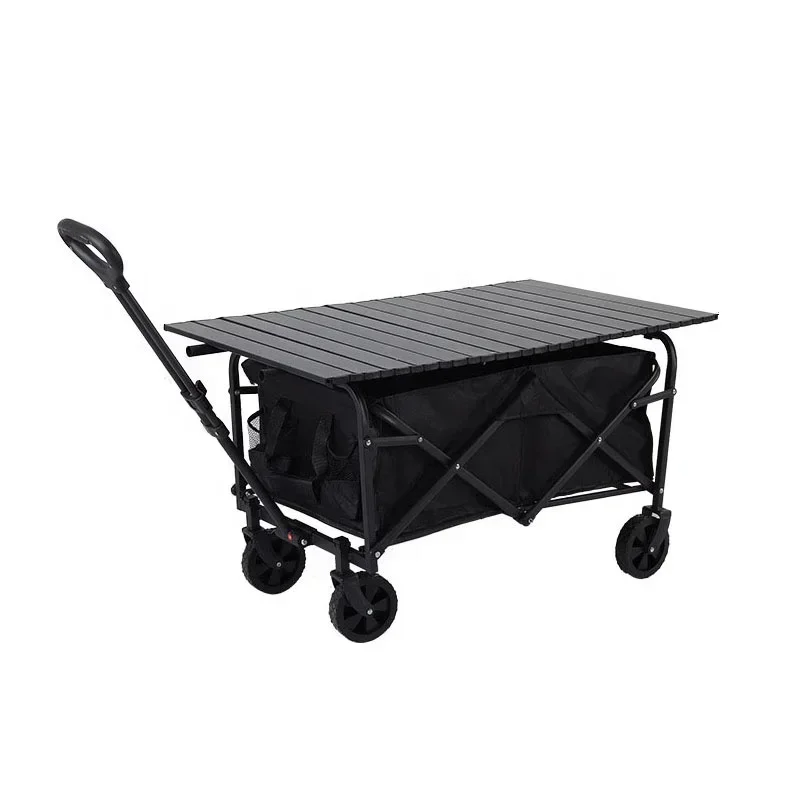 

Basic Portable Folding Camper Four-wheel Multi-functional Outdoor Camping Trolley