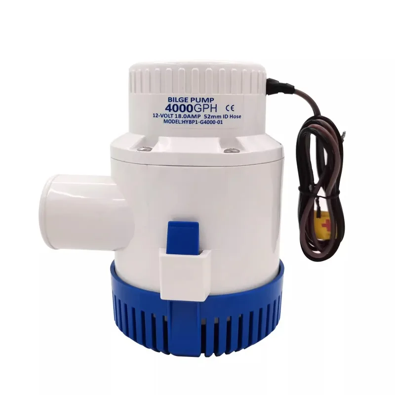 

12V 4000GPH high flow rate marine submersible bilge pump yacht pump