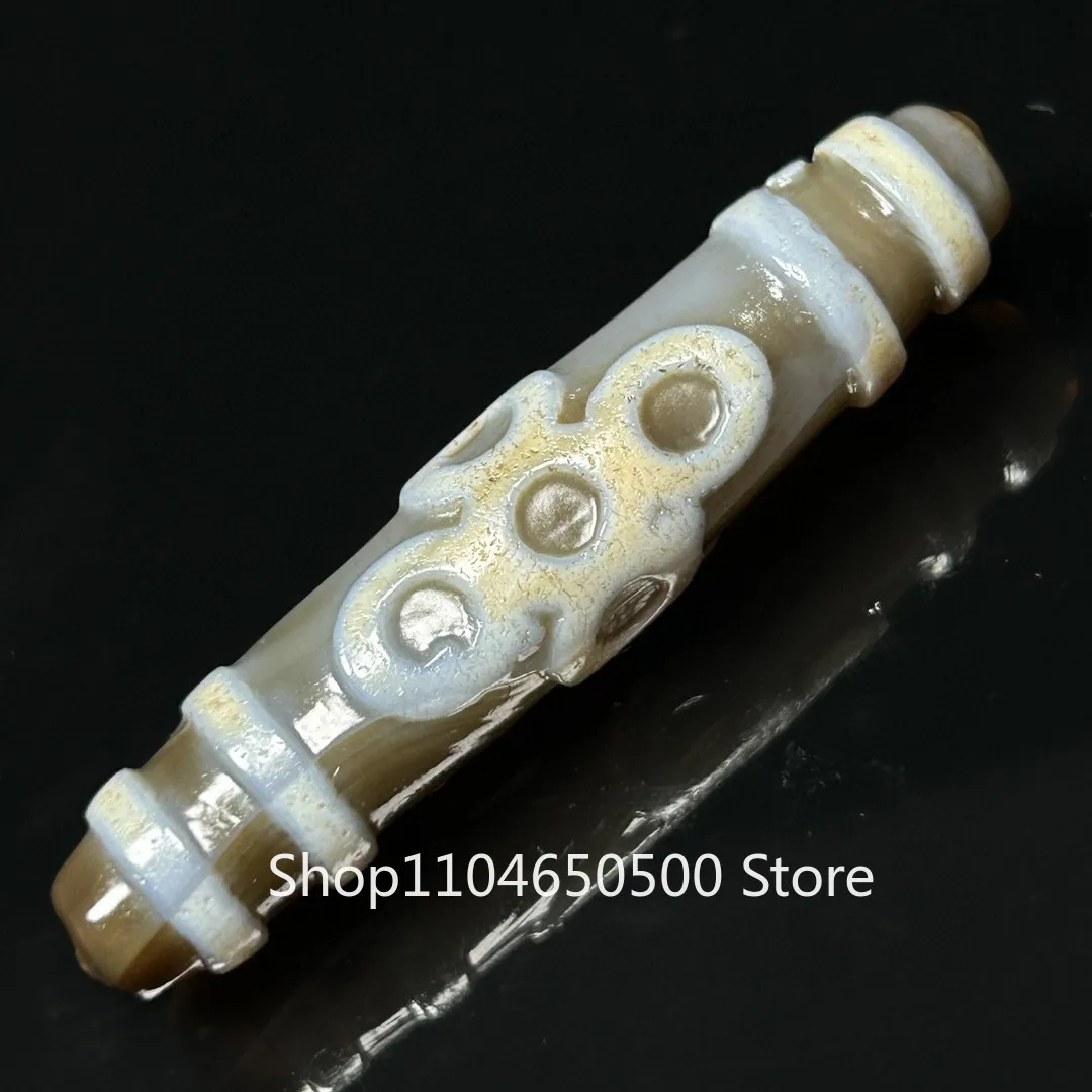 

Тибетские бусины с высокой масляной целлюлозой и пятью глазами, бусины молнии Dzi, бусины поясные, бусины-бочонки, мужские и женские ожерелья, педа