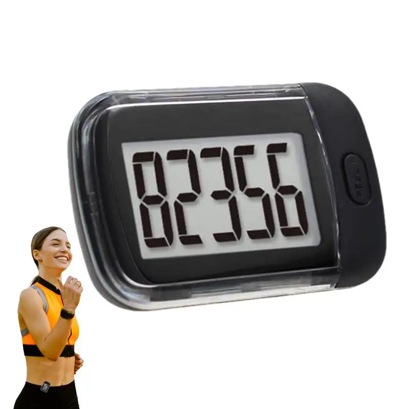 

Шагомер для бега, шагомер, трекеры, точное отслеживание шагов, 3D шагомер, Простой Большой дисплей, треки, шаги точно для мужчин и женщин