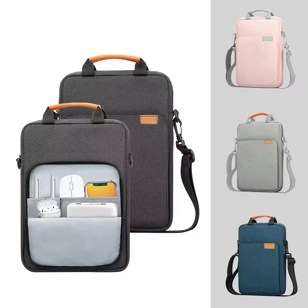 Bolsa de hombro para tableta, funda para iPad Air Pro 12,9 pulgadas, iPad Air 10,9 pulgadas, Surface Go 3/2, Galaxy Tab A 10, bolsa para portátil, maletín
