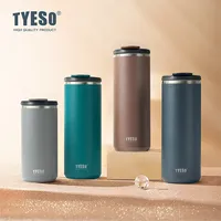 Tyeso Premium 304 Stainless Steel Travel Tumbler Large Capacity Office Car Cup Insulated Drinkware Portable for Hot Cold Drinks