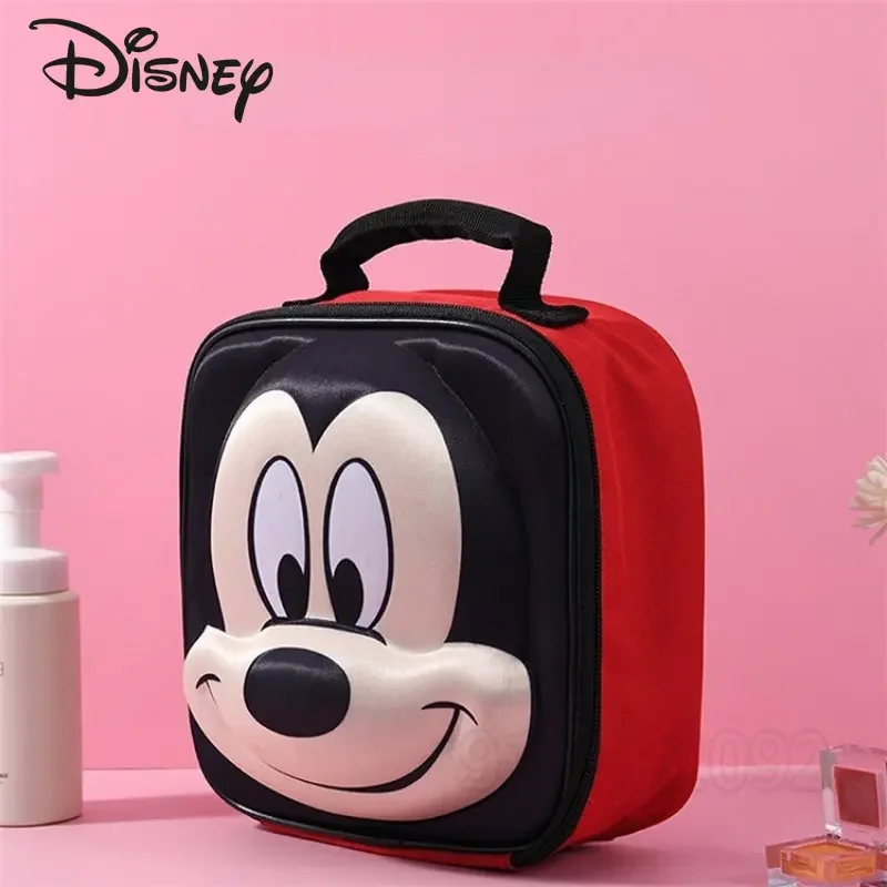 Disney New Mickey Fashion Women\'s Cosmetic Bag Large Capacity Portable Cosmetic BagOrganizer High Quality Cute Cosmetic Box