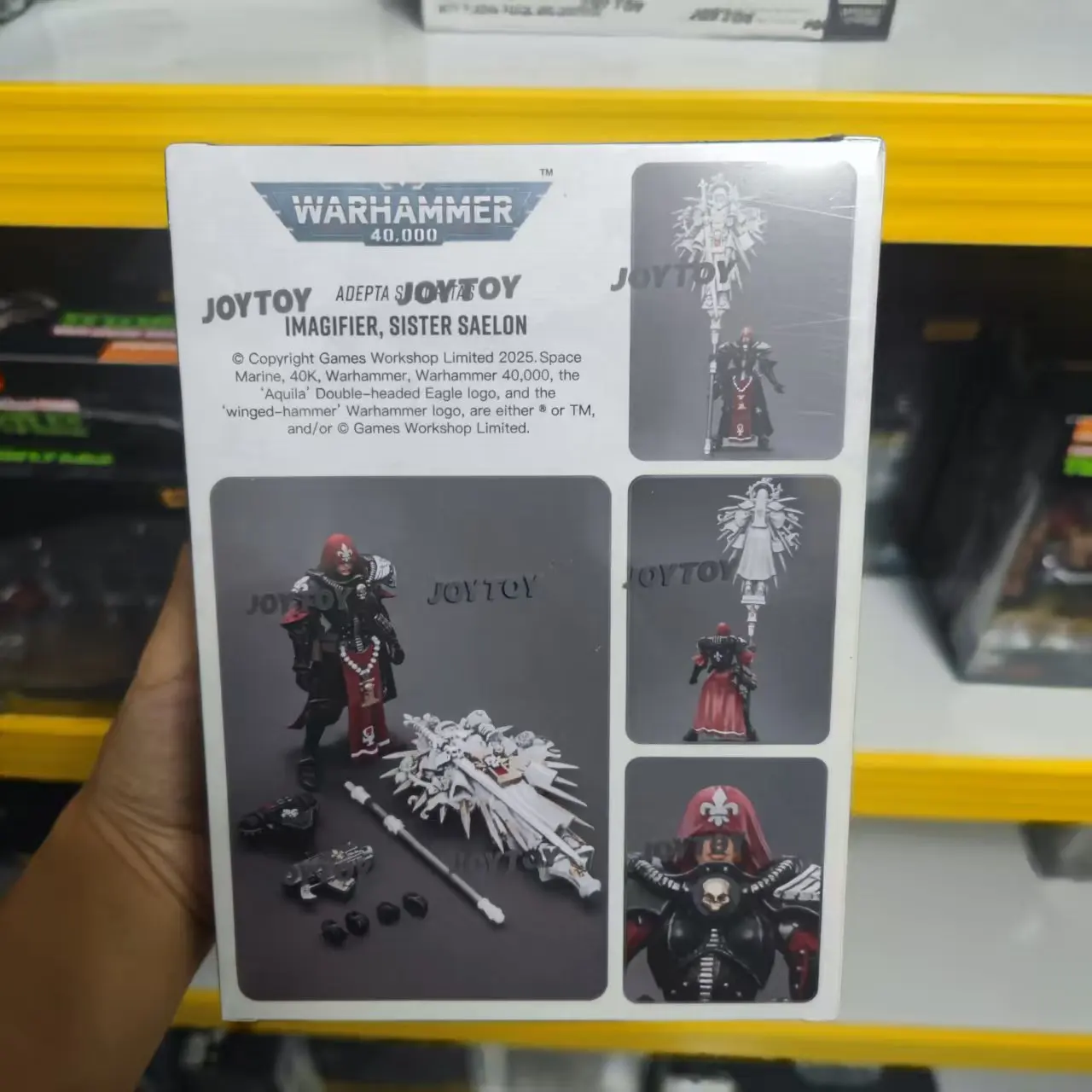

【JOYTOY】Warhammer 40K Adepta Sororitas Imagifier 5PCS 1/18 Action Figure Toys Model