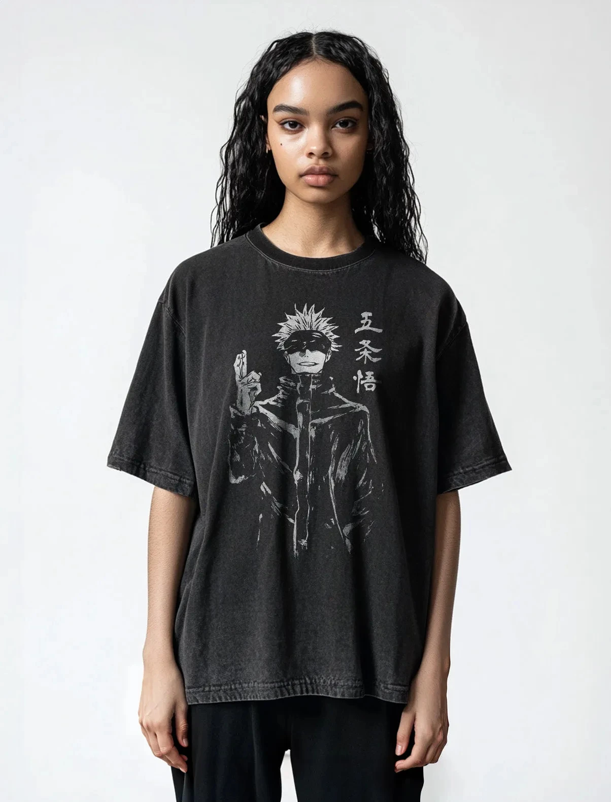 

Unisex Vintage T-ShirtsShu Jujutsu Kaisen Y2k Men Short Sleeve Shirts Clothing Top Men Anime Cotton Retro Washed T-shirt