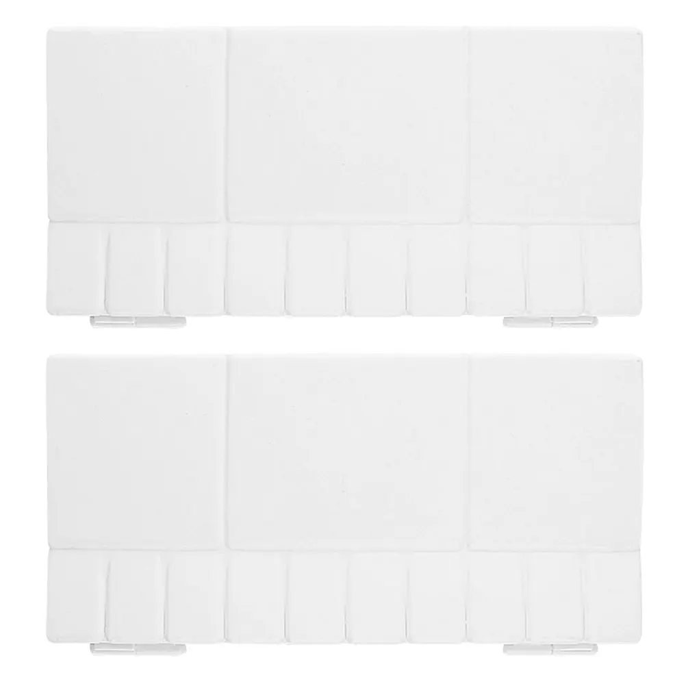 

2 Pcs Pigment Box Coloring Tool Paint Mixing Tray Trays Watercolor Palette Painting Empty