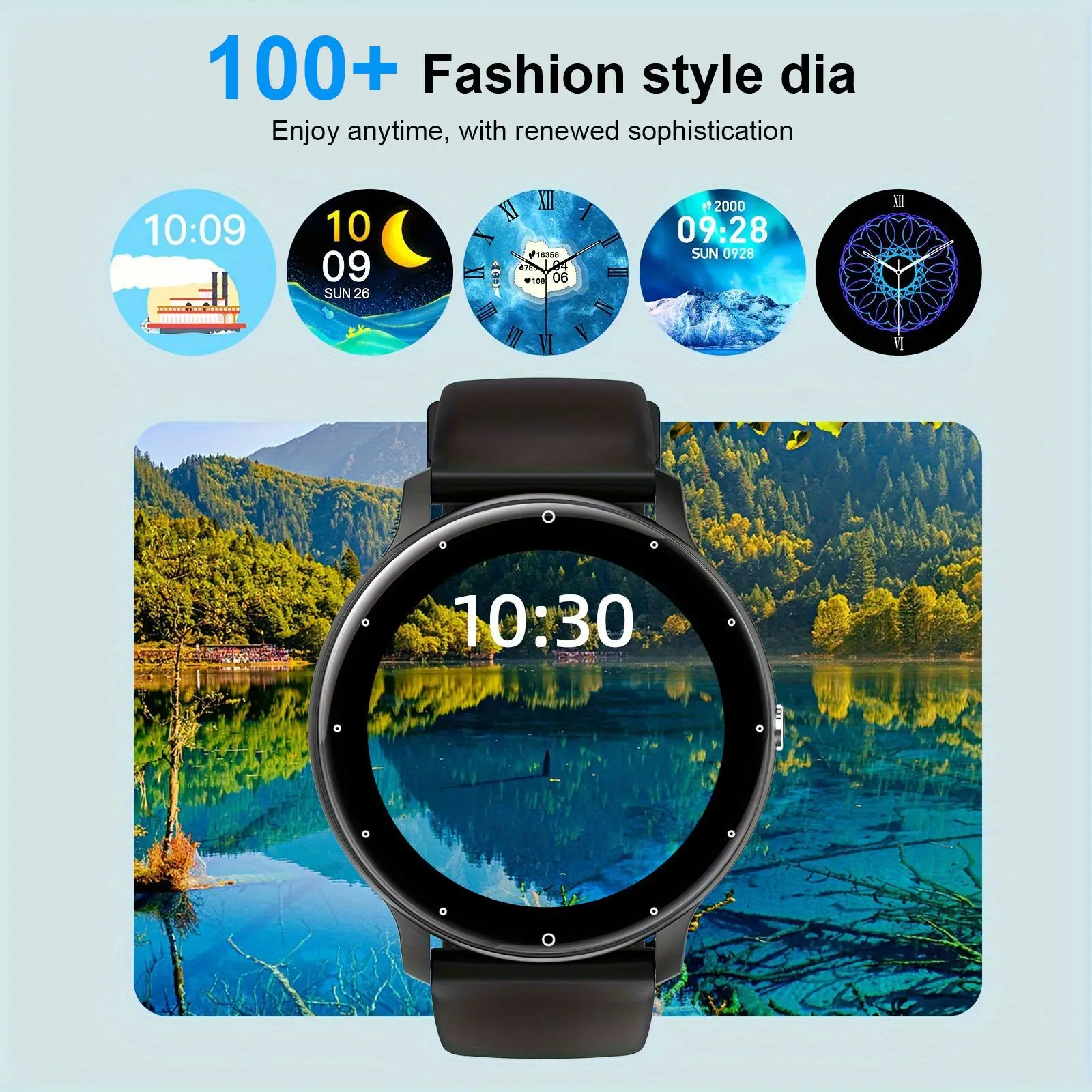 Lenovo Zl02C Pro Smart Watch Sports Fitness Tracker Watch Waterproof Bluetooth Call Full Touch Screen Smartwatch Universal 2026