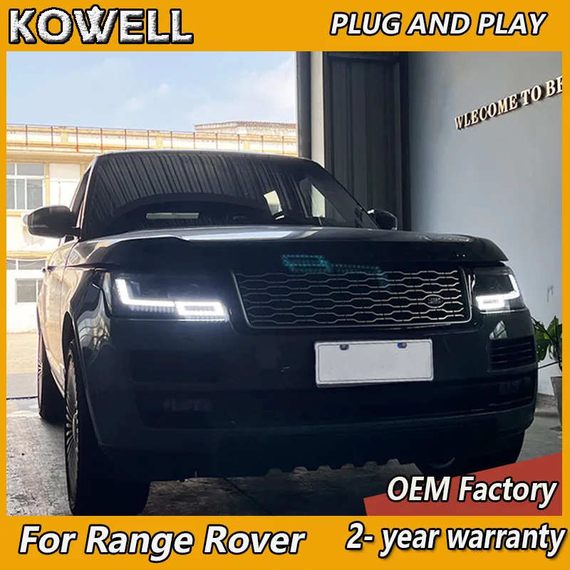 Car Styling for Land Rover Range Rover Headlights 2013-2017 Range Rover Headlamps DRL Turn Signal High Beam Projector Lens