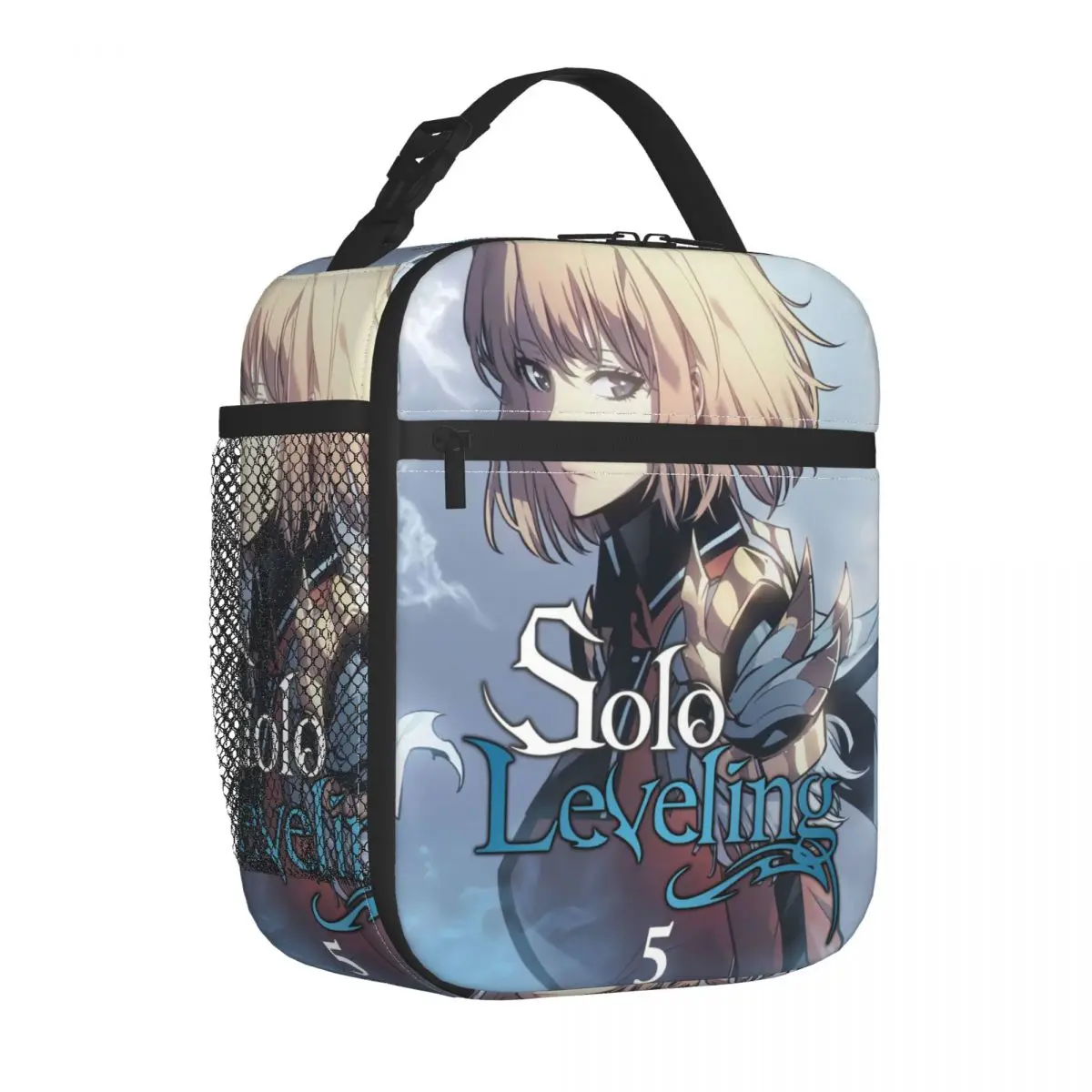 Lunch Box Anime Solo Leveling Product Lunch Food Box INS Trendy Cooler Thermal Lunch Box For School