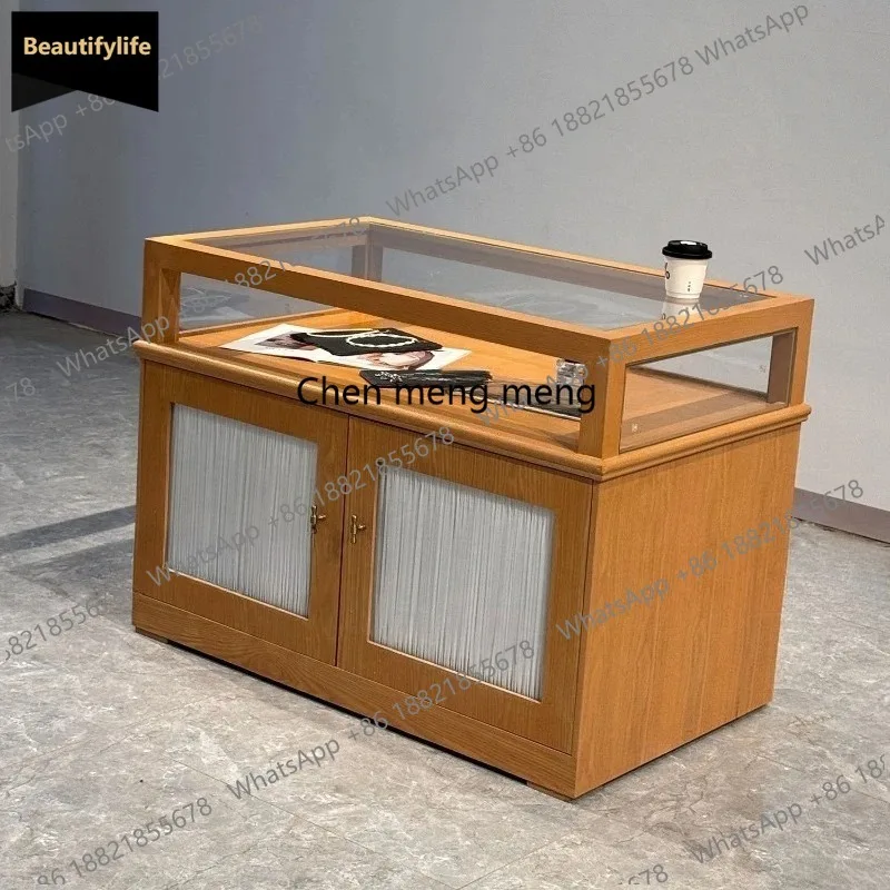 D80 Multi-functional Display Stand Checkstand Modern Jewelry Modern Display Stand Store Artificial Board Furniture