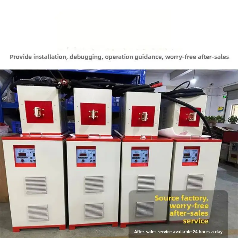 Electric Furnace Gold Silver Copper Tin Iron Aluminum Induction Forging Heating Equipment Small Medium Frequency Metal Smelting