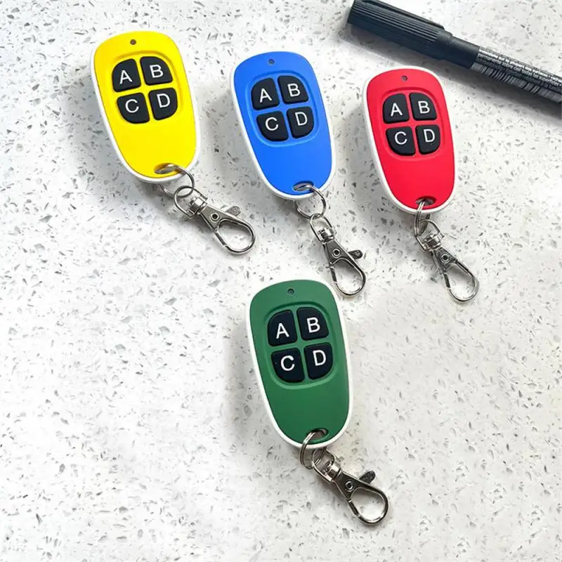 1~10PCS Universal Garage Remote Control 433 mhz 4-keys Door Gate Copy Control Wireless Clone Electronic Gate Control Copier