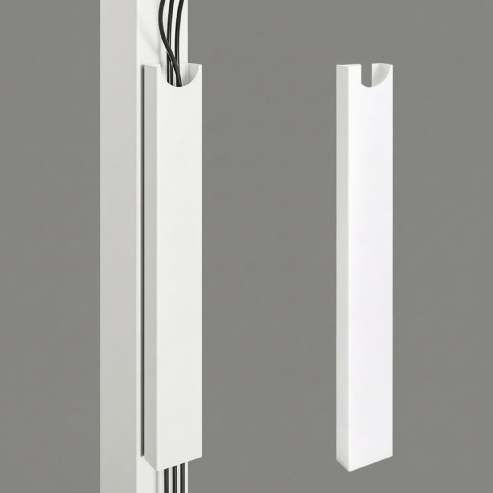Wire Holder Slim Drill-Tool-Free Cable Organizer with Mounting Magnetic Strips Under Table Cord Organizer Minimalist